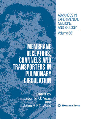 cover image of Membrane Receptors, Channels and Transporters in Pulmonary Circulation